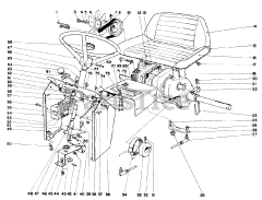 Toro 55150 (940) - Toro Lawn Tractor, Electric (SN: 009000001 - 009999999) (1969)