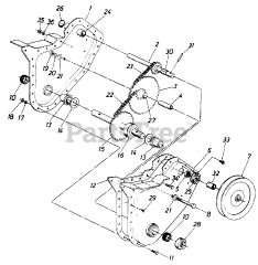 Cub Cadet 031 (210-031-100) - Cub Cadet Front-Tine Tiller (1990)