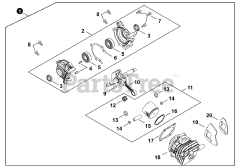 Echo CS-2511 T - Echo Chainsaw (SN: C80115001001 - C80115999999)
