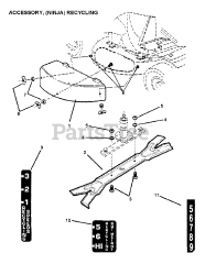 Snapper 7061823 - Snapper 25" RER Ninja Recycling Kit