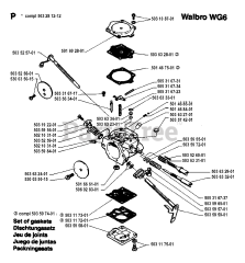 Husqvarna 3120 - Husqvarna Chainsaw (SN: 19942300001 - 19960100000) CARBURETOR DETAILS