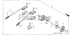 Honda EM5000SX K1 A/A (EA7) - Honda Generator, Made in Japan (SN: EA7-1100001 - EA7-1125948) EM/EB WHEEL (2-WHEELS)