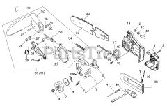 Echo CS-350 TES - Echo Chainsaw (Original Version) Clutch, Sprocket