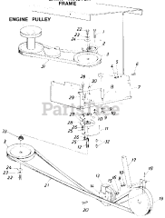 MTD 19746-7 - MTD 28" Tiller Attachment (1987)