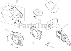 Troy-Bilt TB 4216 (41AY4216766) - Troy-Bilt Chainsaw Housing Assembly