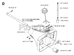 Jonsered BC 2145 - Jonsered Brushcutter (2006-01) FUEL TANK