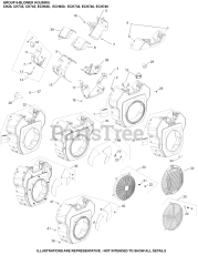 Kohler ECH730-3090 - Kohler Command PRO EFI Engine, Basic Version, 23hp, 17.2kW 06 Blower Housing