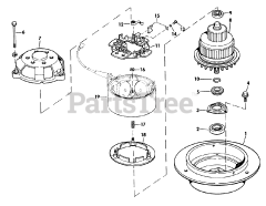 Lawn-Boy 5501 - Lawn-Boy Walk-Behind Mower (SN: 300000001 - 399999999) (1973) Electric Motor Parts List Models Used On: 5501, 7501