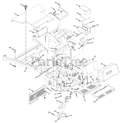 Scag SVR48V-24FX - Scag V-Ride 48" Stand-On Mower, 24hp Kawasaki (SN: E8300001 - E8399999) Sheet Metal Components