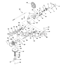 Ariens 911516 (LM 21 SW) - Ariens 21" Self-Propelled Walk-Behind Mower, 6.5hp Briggs & Stratton (SN: 000101 - 005105)