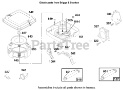 Toro 30182 - Toro ProLine Walk-Behind Mower, Gear Drive, 16hp (SN: 099000001 - 099999999) (1999) Engine Briggs  Stratton Model 303776-1188-A1 6
