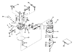 Tecumseh CA-631368 - Tecumseh Carburetor