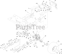 Toro 34230 - Toro Stand-On Spreader/Sprayer (SN: 412800000 - 415299999) Ground Drive Assembly