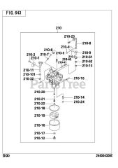 Subaru Robin EH300YS0510 (EH30) - Subaru Robin Engine 643 Fuel &amp; Lubrication