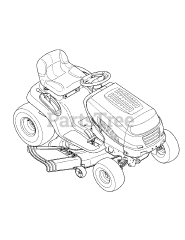 MTD 13AT915T004 - MTD Gold Lawn Tractor (2012)
