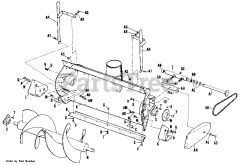Simplicity 990175 - Simplicity 36" Rotary Snow Thrower Attachment