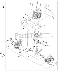 Echo PB-8010 T - Echo Backpack Blower (SN: P49515001001 - P49515999999)