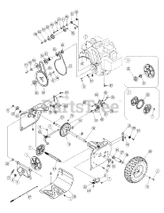 MTD 31AE6GLF795 - MTD Pro Snow Thrower (2006)