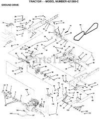 Electrolux/AYP 421360-C - Electrolux/AYP Lawn Tractor (1995)