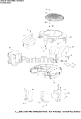 Kohler ECV940-3020 - Kohler Command PRO EFI Engine, Made for Konig Industries, 33hp 06 Blower Housing