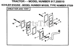 Craftsman 917.250510 - Craftsman Lawn Tractor (1999 & Before)