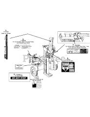 MTD 24BF570F204 - MTD Gold Log Splitter (2008) (Ace Hardware)