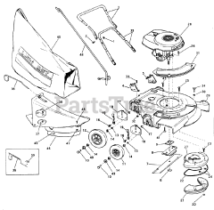Lawn-Boy 3001 - Lawn-Boy Walk-Behind Mower (SN: 700000001 - 799999999) (1967) Model 5235 Deluxe Mower Parts List