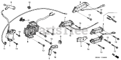 Honda GX390 K1 QWH2/A (GCAA) - Honda Engine, Made in Japan (SN: GCAA-3400001 - GCAA-9999999) IGNITION COIL (3)