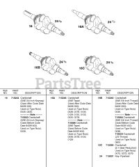 Briggs & Stratton 85462-0272-E2 - Briggs & Stratton Horizontal Engine Crankshaft