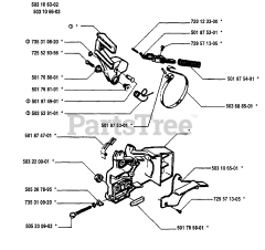 Husqvarna 40 - Husqvarna Chainsaw (1995-06) Chain Brake Assembly