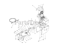 Cub Cadet 524 (31AE600E022) - Cub Cadet 24" Gold Series Snow Thrower (2001)