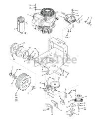 Scag SW32-14FS - Scag 32" Walk-Behind Mower, 14hp Kawasaki (SN: N4100001 - N4199999) ENGINE DECK