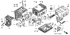 Honda GX160 K1 QX (GC02) - Honda Engine, Made in Japan (SN: GC02-2000001 - GC02-8669999) MUFFLER (1)