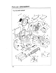 RedMax EB 441 - RedMax Backpack Blower (1998-03) 018 - BLOWER GROUP