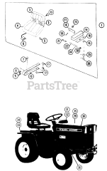 Toro 1-0700 (C-185) - Toro Elec-Trak Lawn Tractor (1975)