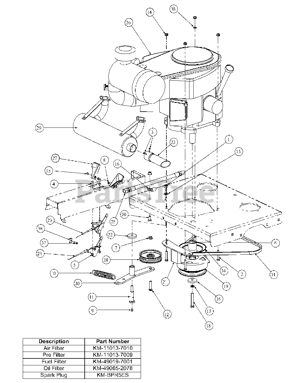 Cub Cadet M48KW (53BB5DAV750) Cub Cadet 48" Tank ZeroTurn Mower