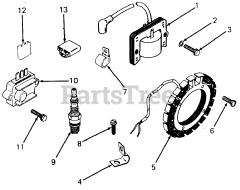 Cub Cadet 1204 (147-610-100) - Cub Cadet Garden Tractor (SN: 756300 - 799999) Ignition