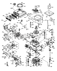 Tecumseh OVRM65-22021B - Tecumseh Engine Engine Parts List #1
