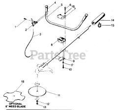 Weed Eater YP 160 - Weed Eater String Trimmer BRUSH BLADE ADAPTOR KIT