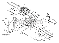 Snapper Z 2205KV (80920) - Snapper Zero-Turn Mower, 22hp Hydrostat/Gearbox Assembly