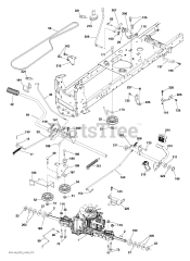 RedMax YT 1846 (960430235-00) - RedMax 46" Yard Tractor, 18hp (2017-05)
