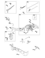 Briggs & Stratton 25T237-0142-H5 - Briggs & Stratton Horizontal Engine Controls Group