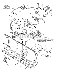 Snapper 7061352 - Snapper 42" LT Snow Blade
