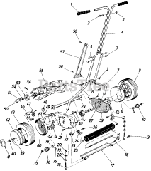 MTD 155-510-000 - MTD Reel Walk-Behind Mower (1985)