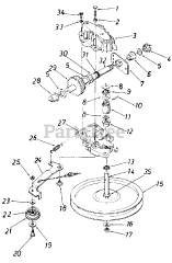 MTD 12872-8 - MTD Walk-Behind Mower (1988)
