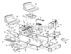 MTD 13AN698G033 - MTD Lawn Tractor (2001) (Ace Hardware)