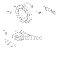 Briggs & Stratton 19J137-0012-F1 - Briggs & Stratton Horizontal Engine Alternator Group