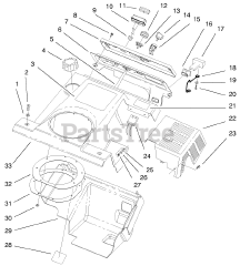 Toro 38432 (CCR 3000) - Toro Snow Thrower (SN: 099000001 - 099999999) (1999) Shroud Assembly