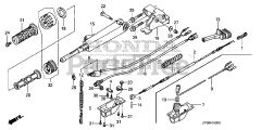 Honda BF15 DK0 SHSA (BALJ) - Honda Outboard Engine, Made in Japan (SN: BALJ-1400001 - BALJ-9999999) HANDLEBAR