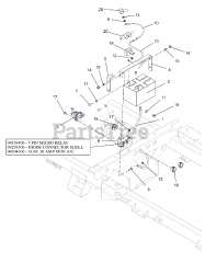 Ariens 915225 - Ariens Ikon-X 52" Zero-Turn Mower, Kawasaki FR, CARB (SN: 035000 - 044999) Electrical